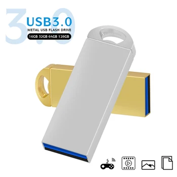 USB 3,0 USB Флэш-накопитель Водонепроницаемый Высокоскоростной Металлический флеш-накопитель Реальной емкости Original4GB 8GB 16GB 32GB 64GB 128GBStorage Device
