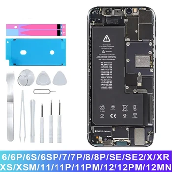 Аккумулятор для телефона большой емкости для iPhone 6S, оригинальный аккумулятор с бесплатным набором инструментов для ремонта, 1715 мАч, новый, 2023