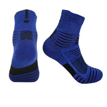 Баскетбольные чулки со средней трубкой для взрослых, дышащие высокоэластичные спортивные носки из полиэфирного волокна, нескользящие баскетбольные тренировочные носки