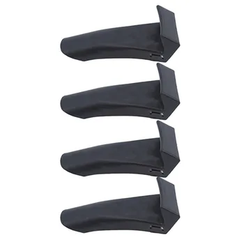 Черный 1 комплект (4 шт.) резинового чехла для защиты защелок шин, автозамена Аксессуаров, инструментов для шин