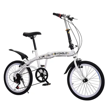 Складной Велосипед Selfree 20 Дюймов, 6-уровневая рама с регулируемой скоростью из высокоуглеродистой стали, маленький и легкий велосипед с педалями, прямая поставка