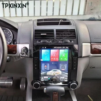 Автомобильный Мультимедийный видеоплеер Tesla Radio 2Din Android 11 для Volkswagen Touareg 2003-2011, GPS-навигатор, стереоприемник Carplay
