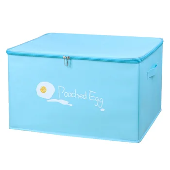 Jul4187 Коробка для хранения одежды на молнии, Бытовая Складная коробка для сортировки ткани