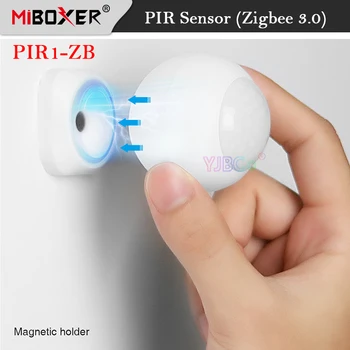 Управление подключением датчика Miboxer Zigbee 3.0 PIR через приложение tuya с помощью соответствующей светодиодной подсветки и контроллеров (требуется шлюз Zigbee 3.0)