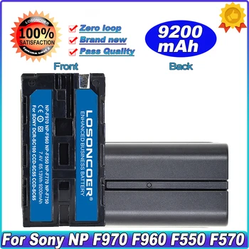 Новый Аккумулятор 9200 мАч NP-F750 NP-F770 Аккумулятор для Sony NP F970 F960 F550 F570 F770 MC1500C QM91D CCD-RV100 TRU47E MVC-FD73 CCD-SC5