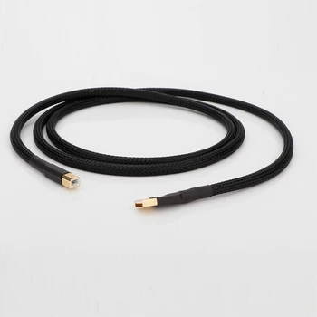 Hifi Высококачественный USB-кабель Типа A-Type B Линия передачи данных Для декодера DAC Звуковая карта Аудио 2,0 Кабель DAC Линии передачи данных