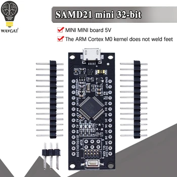 SAMD21 M0-Mini. 32-разрядное ядро ARM Cortex M0. Контакты распаяны. Совместим с Arduino Zero, Arduino M0. Form Mini