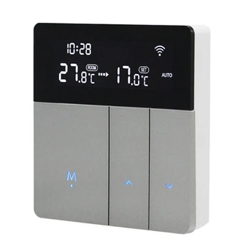 Интеллектуальный регулятор температуры Tuya Wifi, приложение для термостата, пульты дистанционного управления Alexa Google Home, голосовое управление
