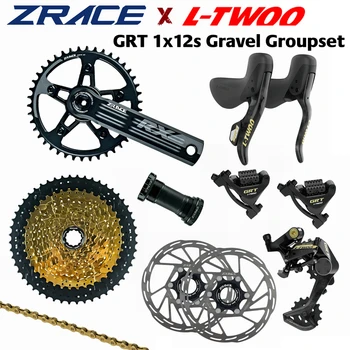 Гидравлический диск LTWOO GRT12 + кривошипно-кассетная цепь ZRACE, 1x12 скоростей, набор гравийных групп 12s, для гравийного велосипеда Bicycle / GRX