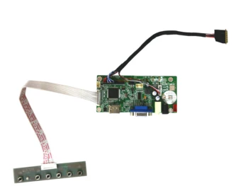 Комплект платы ЖК-контроллера VGA LVDS, совместимый с HDMI, для 10,1-дюймового светодиодного экрана M101NWT2 1024x600