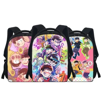 Школьные сумки учеников начальной школы Osomatsu-san для детей, мини-школьный ранец с героями мультфильмов для детей, детские рюкзаки для мальчиков и девочек на молнии