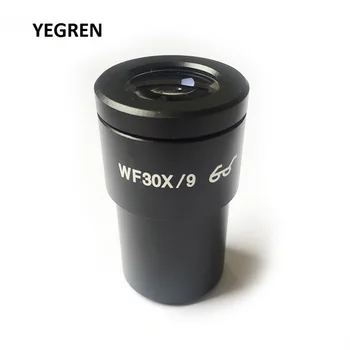 WF30X/9 Окуляр с Высокой точкой обзора, Широкоугольный Оптический объектив для Стереомикроскопа или Биологического микроскопа 30X WF30X