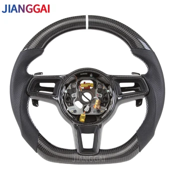Рулевое колесо из углеродного волокна подходит для Porsche Panamera/Macan/Cayenne/Cayman/718/911/918 2018-2021 Модель