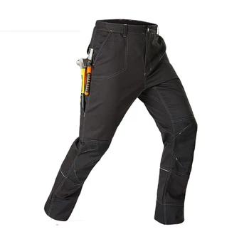 Высокие рабочие брюки, функциональные, с множеством карманов, износостойкий, защищенный от загрязнений, костюм для искровой сварки, брюки для защиты от истирания и ожогов
