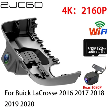 ZJCGO 4K Автомобильный Видеорегистратор Dash Cam Wifi Передняя Камера заднего Вида 2 Объектива 24h Парковка для Buick LaCrosse 2016 2017 2018 2019 2020
