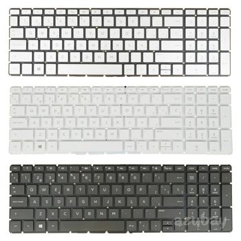 Английская/Испанская клавиатура для ноутбука HP 17-ae 17-ak 17-ar 17-bs 17-bw 17g-br 17m-bw 17q-bu 17t-bs 17z-ak 17z-ar с подсветкой