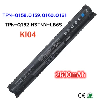2600 мАч для аккумулятора ноутбука HP TPN-Q158 Q159 Q160 Q161 Q162 HSTNN-LB6S KI04