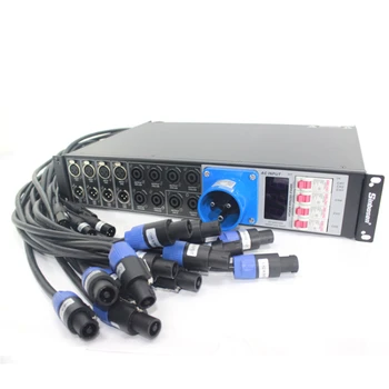Sinbosen Профессиональная звуковая система LAS4 + 8 линейных динамиков, контроллер питания, распределитель