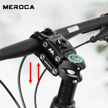 Амортизирующий велосипедный стержень MEROCA из высокопрочного алюминиевого сплава с амортизацией для велосипедного руля 31,8 мм, вилка калибра 28,6 мм