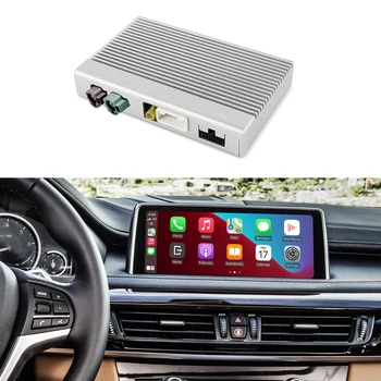 Дорожный Беспроводной Декодер Carplay Использует Iphone Для Обновления экрана центрального управления NBT X5 F15 X6 F16 CarPlay Android Auto