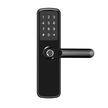 TUYA TTLOCK Электронный умный Дверной замок С биометрическим отпечатком пальца, Bluetooth-смарт-карта, пароль, ключ для разблокировки Дверного замка Smart