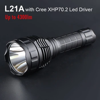 Convoy L21A с самым мощным светодиодным фонариком CREE XHP70.2 21700 Lanterna Портативное освещение для рыбалки 4300lm факел Latarka