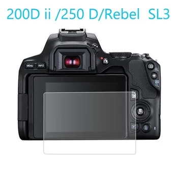 Защитная пленка из закаленного Стекла для Canon EOS 200D Mark ii MK2/250D/Rebel SL3/Kiss X10, Чехол для камеры, Защитная пленка