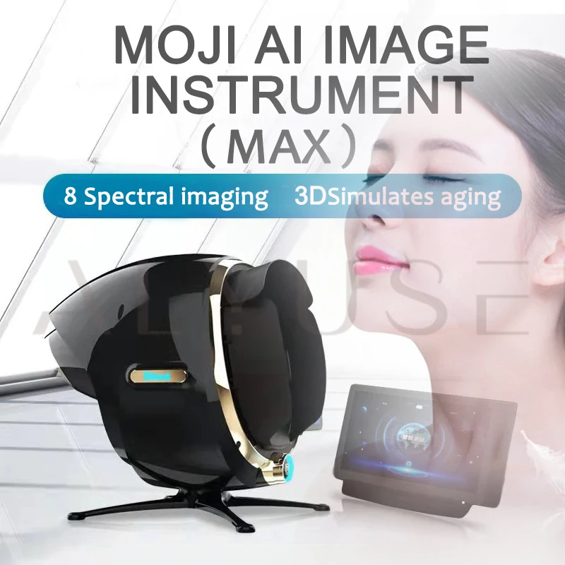 2023 Moji AI Skin Tester Максимальная версия С Ipad Anlayzer Для тестирования кожи лица, Пор, Мелких морщин и угрей, Оборудование для Салона красоты0