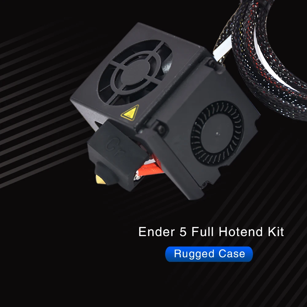 3D Собранный комплект Ender5 Full Hotend с Крышкой Вентилятора 1,75 мм Экструдер 0,4 мм Сопло Алюминиевый Тепловой Блок для 3D Принтера Ender52