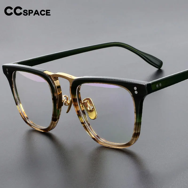 49309 Японские Ацетатные очки ручной работы высшего качества, Роскошные брендовые оптические очки по Рецепту, Винтажные очки от близорукости для мужчин0