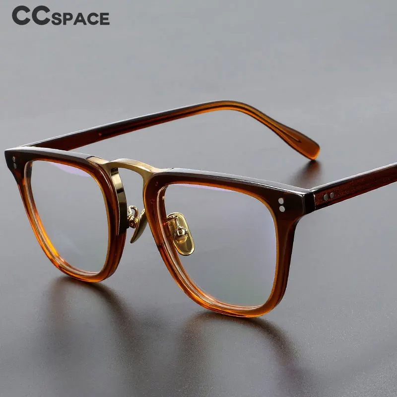 49309 Японские Ацетатные очки ручной работы высшего качества, Роскошные брендовые оптические очки по Рецепту, Винтажные очки от близорукости для мужчин1