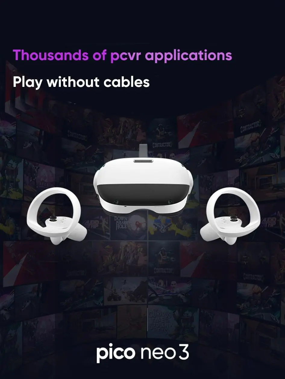 4K HD Smart 3D VR очки для Android 10 шлем для виртуальных игр pico neo 3 vr1