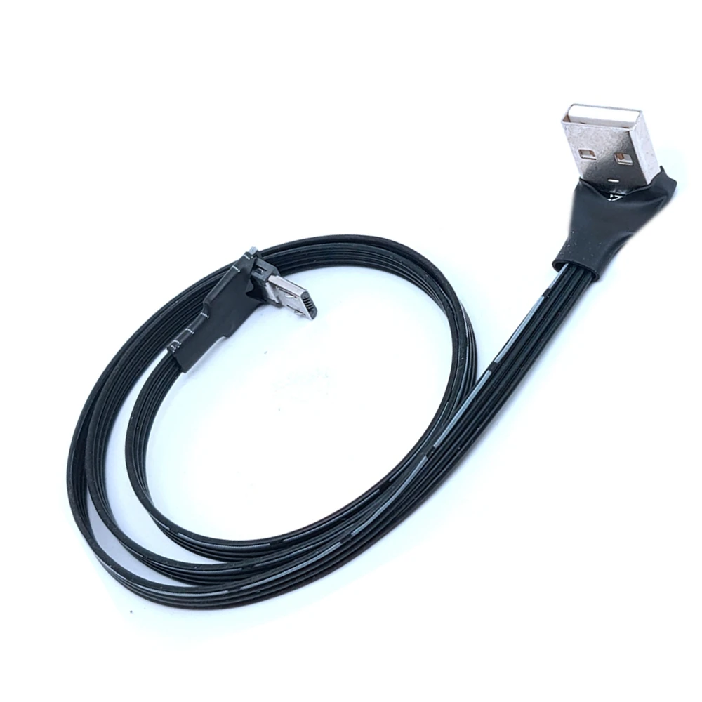 5 см-300 см Супер Плоский Гибкий прямой, вверх и вниз, влево и вправо под углом 90 Градусов USB Micro USB Кабель для передачи данных от мужчины к мужчине 1 М 2 М1