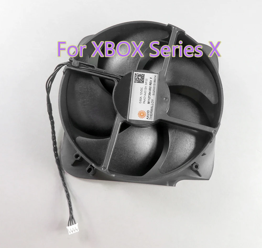 5 шт. Оригинальный черный для XBOX серии S X Вентиляторы процессорного кулера Сменный вентилятор кулера с 5 лопастями Разъем Охлаждающий вентилятор0
