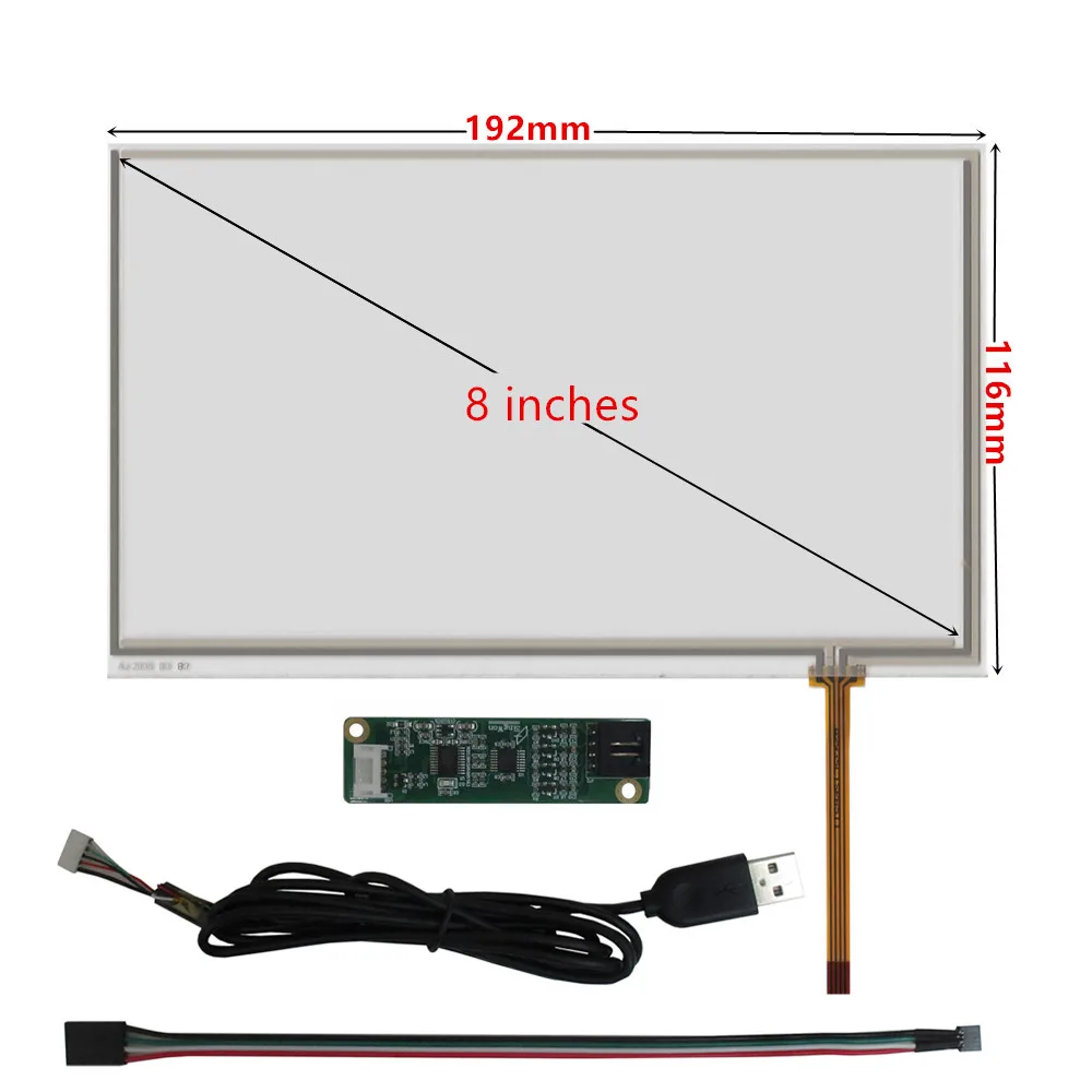 8-Дюймовый ЖК-дисплей AT080TN64 с HDMI-совместимым драйвером VGA AV, плата управления, Дигитайзер, комплект сенсорных мониторов1