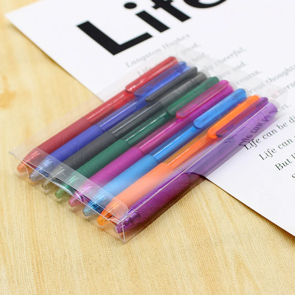 8 Шт. цветная гелевая ручка 0,5 ручки с чернилами Fine Point 05 мм эстетические чернила оптом для студентов 05 мм3