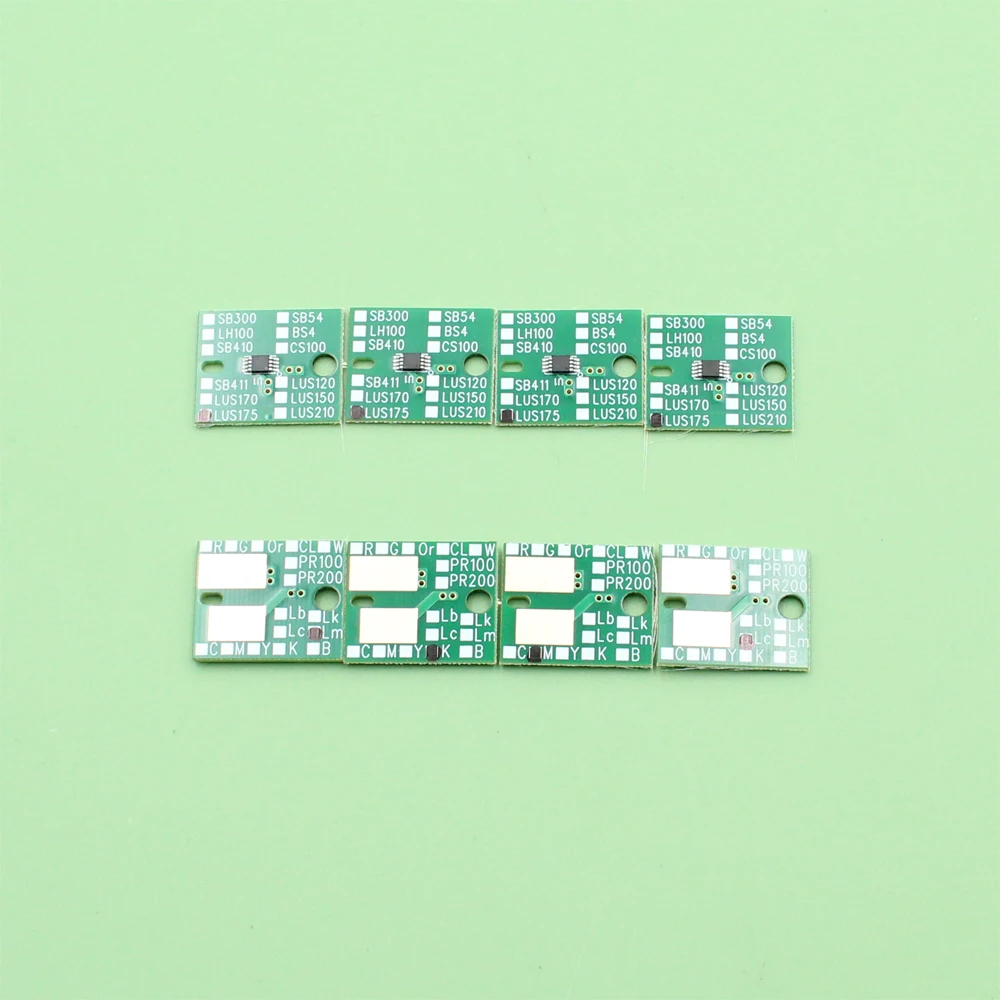 8 цветов 1000 мл LUS175 чернильный флакон с чипом одноразовый чип Чернильный картридж с чипом для mimaki UCJV300-160 Lus 175 чернильные чипы onw time chip2