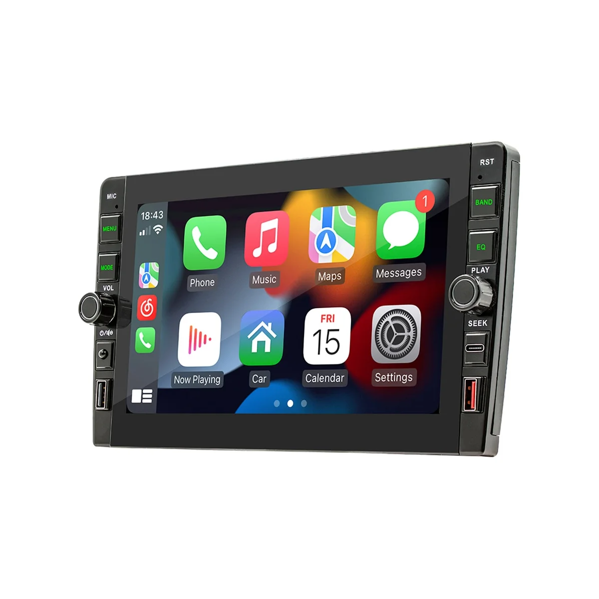 9-дюймовый автомобильный сенсорный экран, беспроводной CarPlay Android, Автомобильное портативное радио Bluetooth MP5, FM-приемник, хост 2 + 32G4