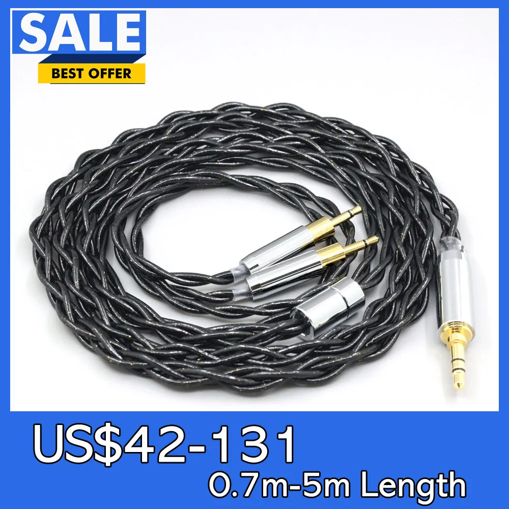 99% Чистого серебра, палладий,графен, Плавающий золотой кабель Для наушников Sennheiser HD700, 2,5 мм, 4-жильный плетеный кабель LN0083290