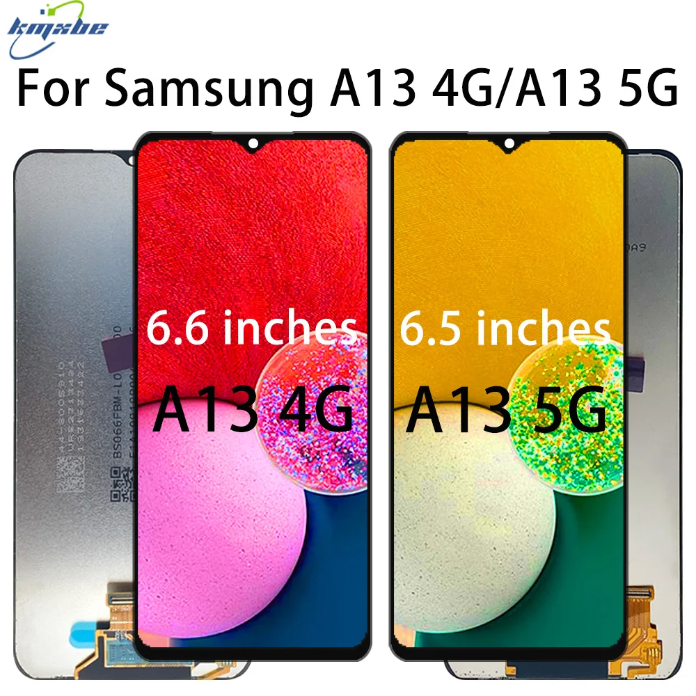 A135F Для Samsung Galaxy A13 4G Дисплей с Сенсорным экраном Дигитайзер A136B A136U В сборе с Рамкой Для Samsung Galaxy A13 5G LCD0