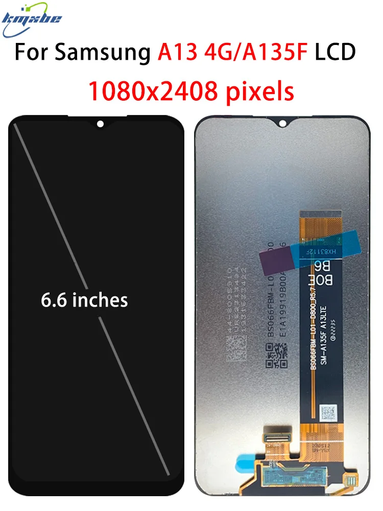 A135F Для Samsung Galaxy A13 4G Дисплей с Сенсорным экраном Дигитайзер A136B A136U В сборе с Рамкой Для Samsung Galaxy A13 5G LCD4