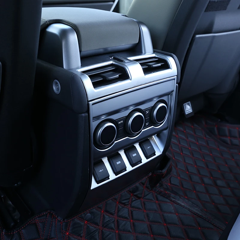ABS Коробка для Подлокотников Заднего ряда, Вентиляционная Рама Кондиционера, Противоударная Накладка, Для Land Rover Defender 110 130 2020-21, Автомобильный Аксессуар5