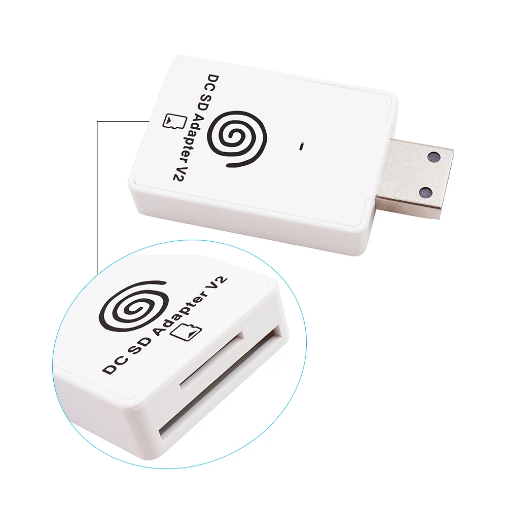 Bitfunx SD/TF Card Adapter Reader V2 для SEGA Dreamcast и CD с загрузчиком DreamShell для чтения игр1
