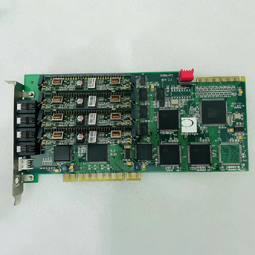 D081A-PCI REV: 2.3 Для голосовой карты DONJIN DONJIN-DN081A с четырьмя модулями Оригинальное качество Быстрая доставка1