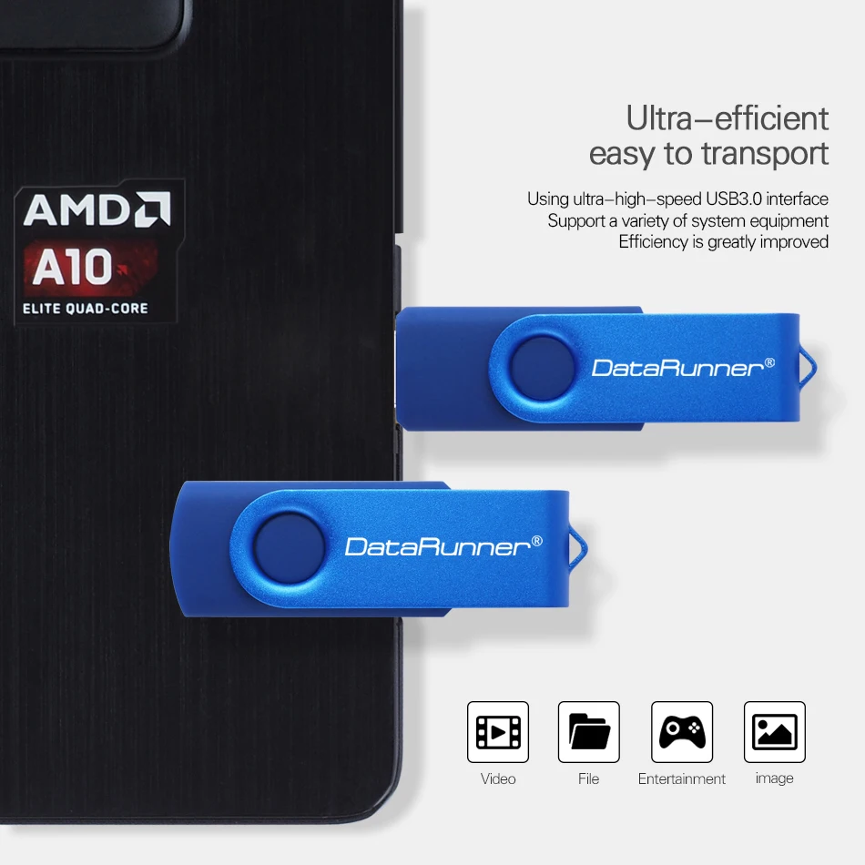 DataRunner Высокоскоростной USB Флэш-Накопитель Вращающаяся ручка-Накопитель 32 ГБ 64 ГБ USB-накопитель 3,0 Флэш-накопитель 128 ГБ 256 ГБ Memory Stick Флешка5