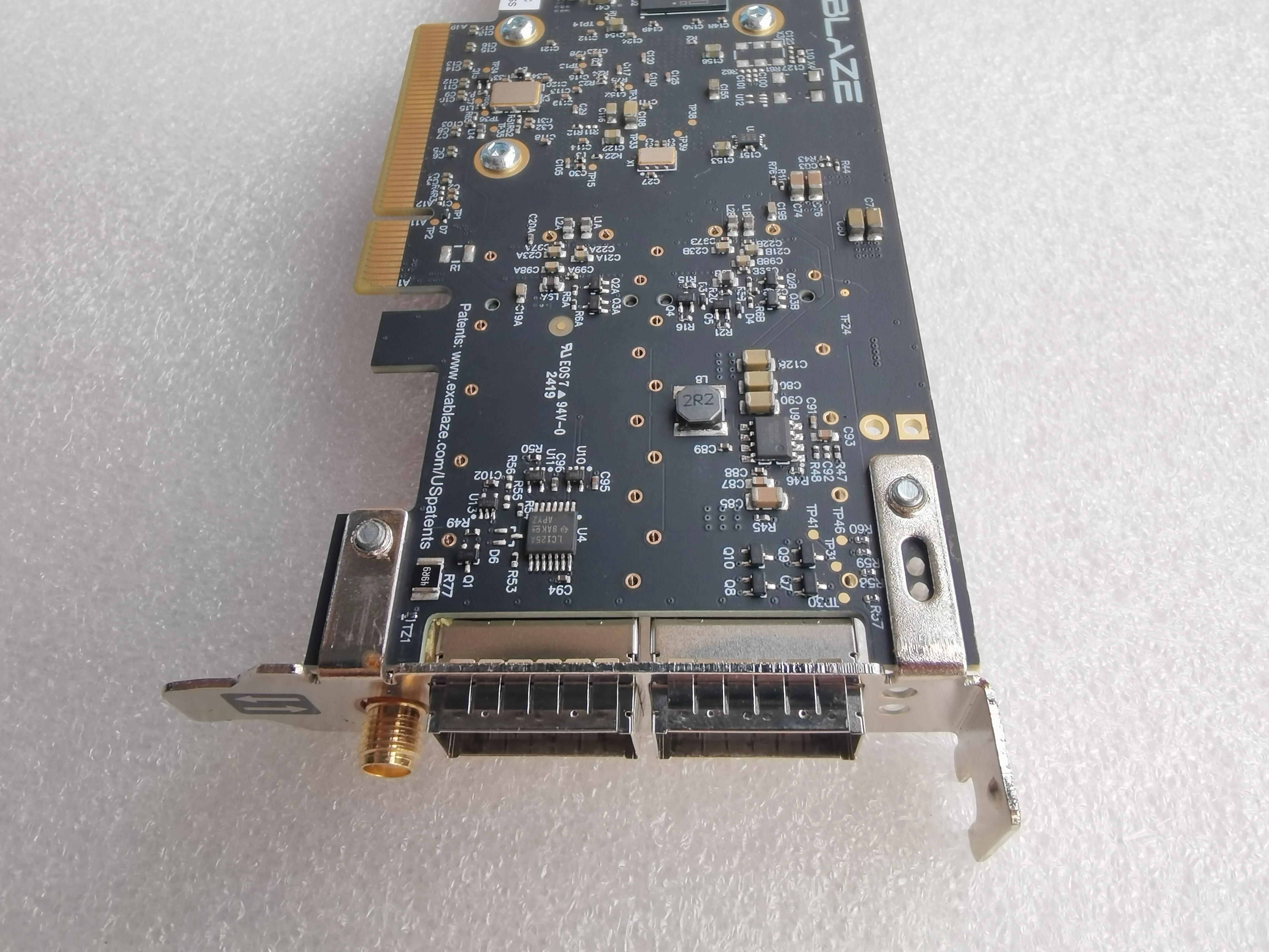 Exablaze ExaNIC X40 Двухпортовый процессор с низкой задержкой 40GbE QSFP + PCI-E 3.0 NIC FPGA SFF2