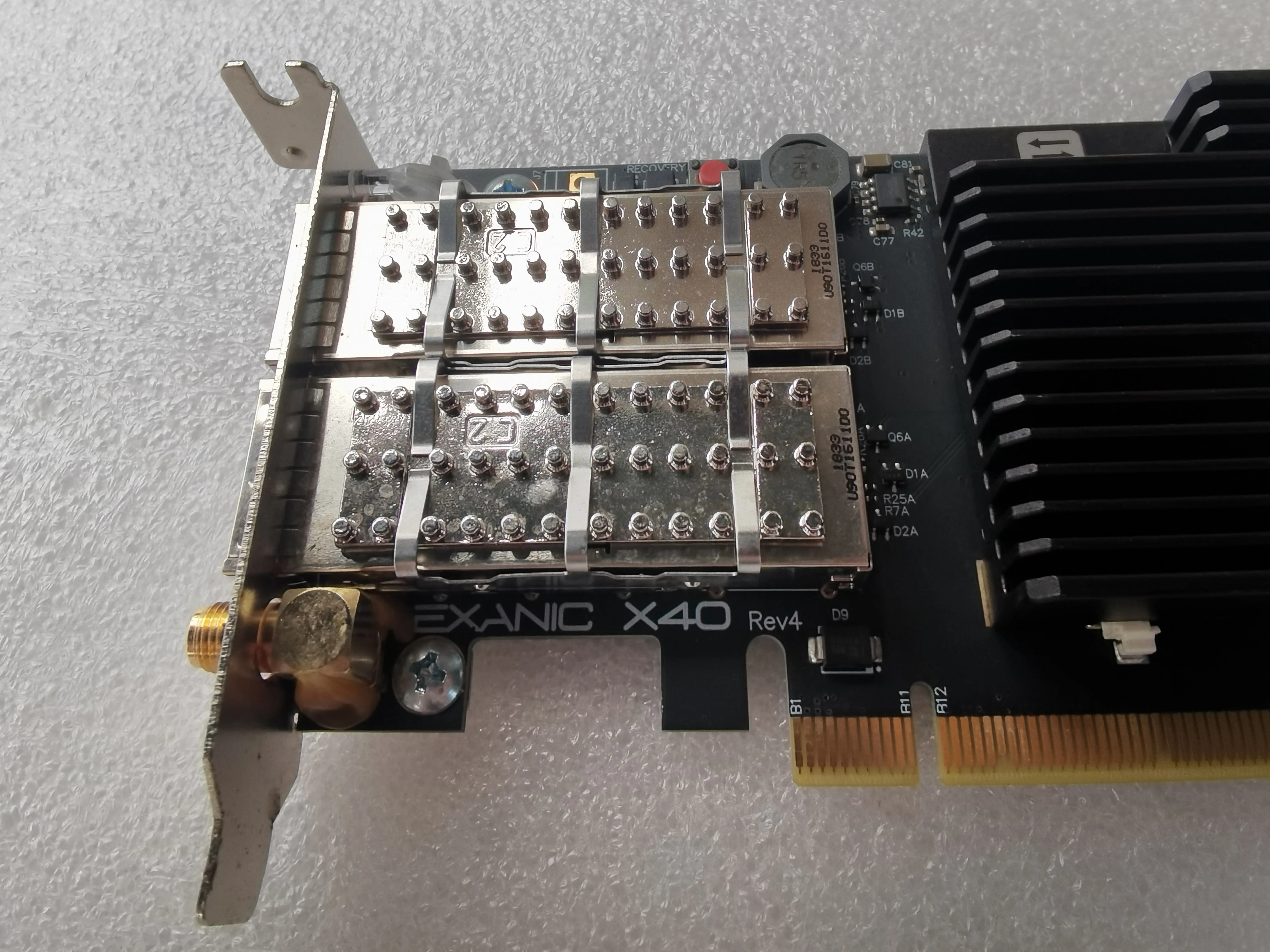 Exablaze ExaNIC X40 Двухпортовый процессор с низкой задержкой 40GbE QSFP + PCI-E 3.0 NIC FPGA SFF3