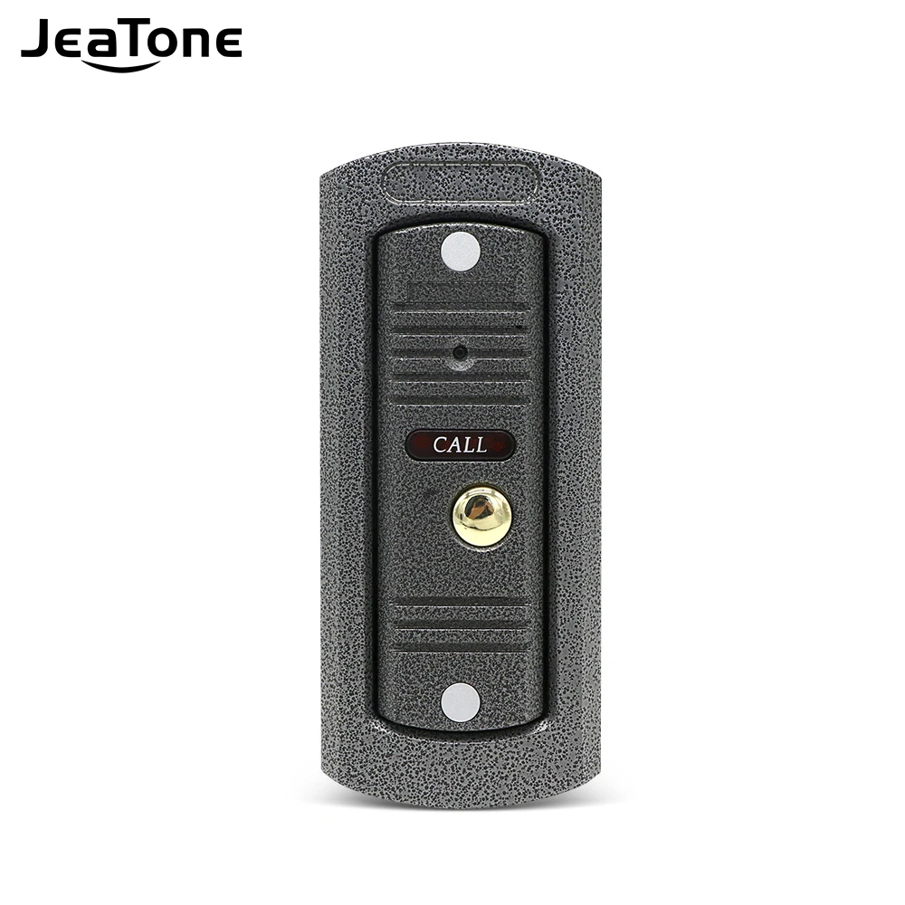 JeaTone 4,3/7 Дюймов 1200TVL Камера HD Видеодомофон Домофон с несколькими языками, Водонепроницаемый Дверной звонок, простая установка1