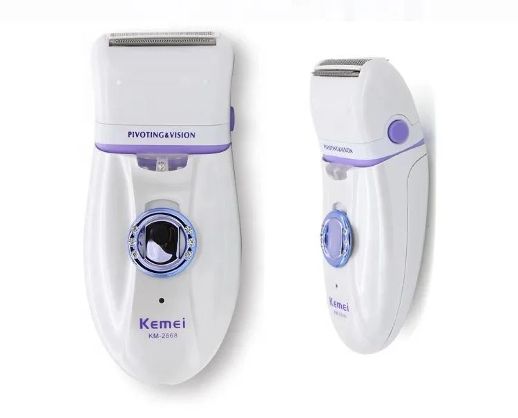 Kemei KM-2668 Женская Бритва для Соскабливания тела Женская Бритва Для Удаления Волос Эпилятор 2 В 13