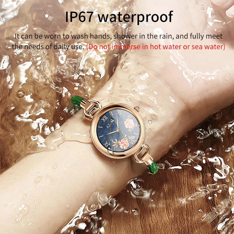 LIGE, новый женский умный браслет, Спортивный фитнес-трекер, часы для сна, IP67, водонепроницаемые, женские умные часы с массивным циферблатом4